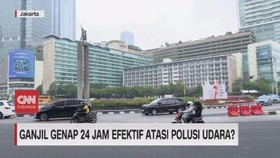 VIDEO: Ganjil Genap 24 Jam Kurangi Polusi Jakarta?