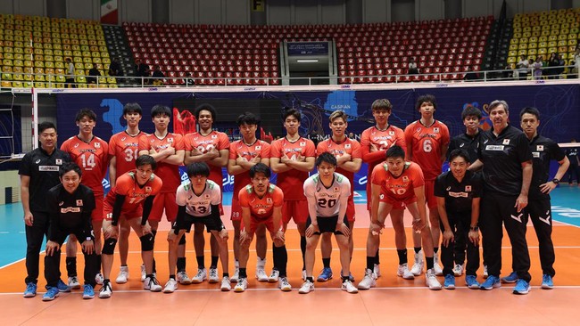 Timnas voli Jepang juara Kejuaraan Voli Asia 2023 usai menang straight set 3-0 atas tuan rumah Iran di Ghadir Arena, Sabtu (26/8).