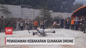 VIDEO: Pemadaman Kebakaran Gunakan Drone