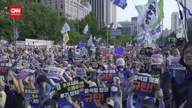 VIDEO: Gelombang Protes di Korsel Imbas Jepang Buang Limbah Nuklir