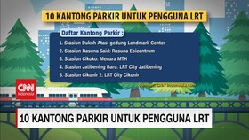 VIDEO: 10 Kantong Parkir Untuk Pengguna LRT Jabodebek