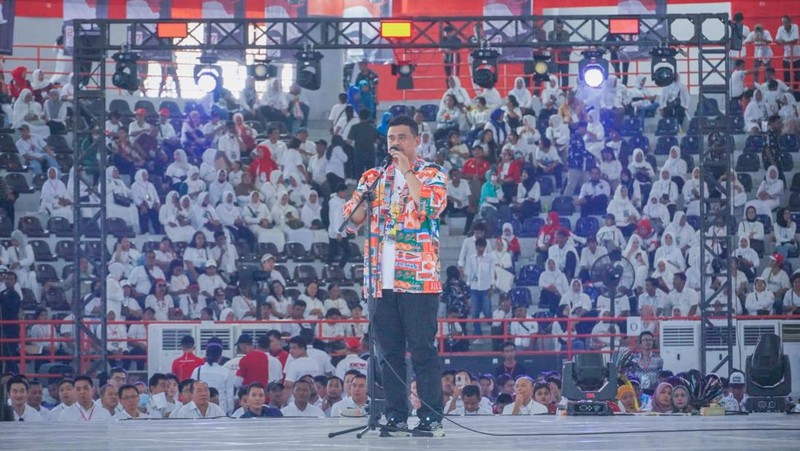 Wali Kota Medan Bobby Nasution mengajak kaum muda untuk terus bersemangat dan termotivasi dalam berkontribusi membangun Kota Medan.