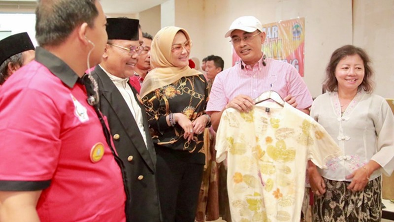 Bupati Klaten Sri Mulyani menghadiri peringatan HUT Paguyuban Warga Klaten (PWK) di Plaza Semanggi, Jakarta.