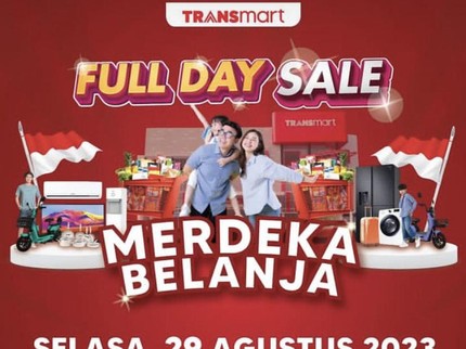 Jangan Lewatkan! Full Day Sale Digelar Hari Ini, Ada Diskon Menarik dari Kulkas hingga Daging