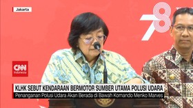 VIDEO: KLHK: Kendaraan Bermotor Sumber Utama Polusi Udara Jakarta