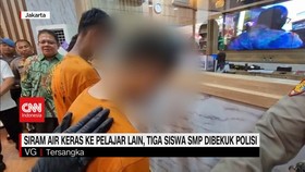 VIDEO: Siram Air Keras ke Pelajar Lain, 3 Siswa SMP Dibekuk Polisi