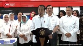 VIDEO: Jokowi Sebut 996 Ribu Kendaraan Masuk Jakarta Setiap Hari