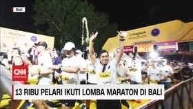 VIDEO: 13 Ribu Pelari Ikuti Lomba Maraton di Bali