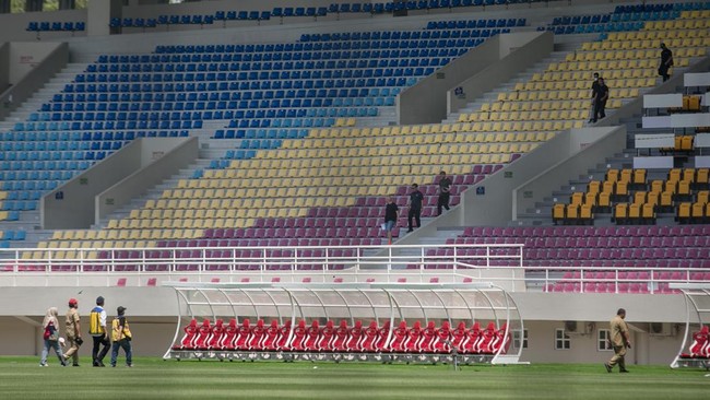 Stadion Manahan Solo, Jawa Tengah, telah ditetapkan PSSI sebagai markas Timnas Indonesia saat tampil di Piala AFF 2024.