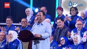 VIDEO: Momen Berpantun di HUT PAN, Prabowo: Cikini ke Gondangdia