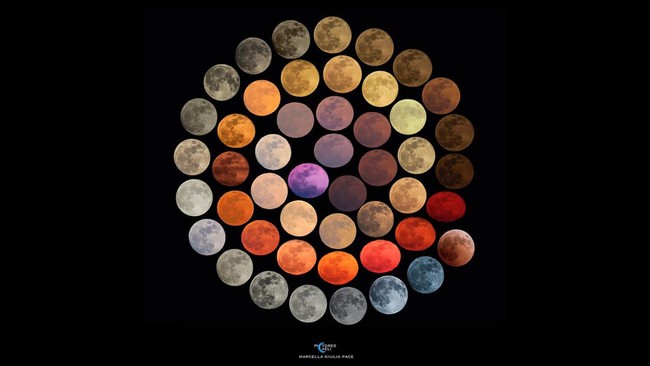 Kerap berganti-ganti tampilan, apa warna Bulan yang sesungguhnya? Simak penjelasan NASA berikut.