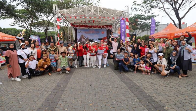 Untuk memeriahkan Hari Ulang Tahun (HUT) ke-78 Republik Indonesia (RI), perusahaan properti Damai Putra Group