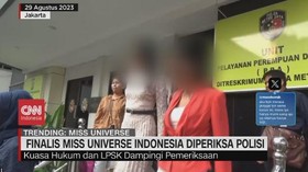 VIDEO: Finalis Miss Universe Indonesia Diperiksa Polisi