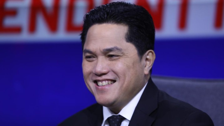 Menteri BUMN Erick Thohir. (CNBC Indonesia/Tri Susilo)