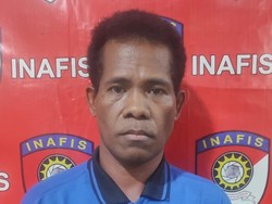Tampang Staf Sekolah Pelaku Pemerkosaan Siswi SMP di Timika