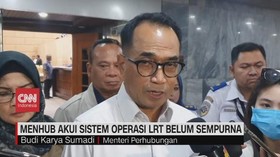 VIDEO: Menhub Akui Sistem Operasi LRT Belum Sempurna
