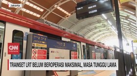 VIDEO: Trainset LRT Belum Beroperasi Maksimal, Masa Tunggu Lama