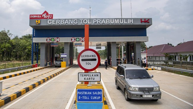 Tol Trans Sumatera ruas Indralaya - Prabumulih di Sumatera Selatan resmi beroperasi sejak Rabu (30/8). Saat ini, tarif tol sepanjang 64,5 kilometer ini gratis.
