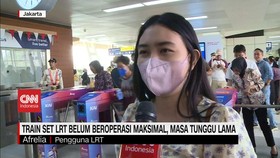VIDEO: Waktu Tunggu Lama, Train Set LRT Belum Maksimal