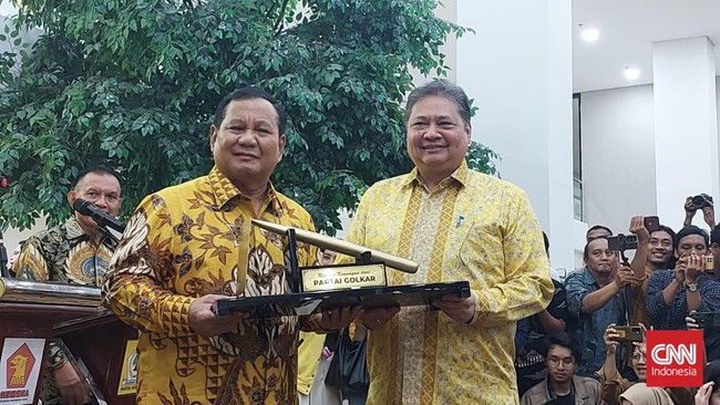 Ketua Umum Golkar Airlangga Hartarto mengungkapkan ada satu partai yang sedang ditunggu untuk bergabung dalam Koalisi Indonesia Maju pengusung Prabowo Subianto