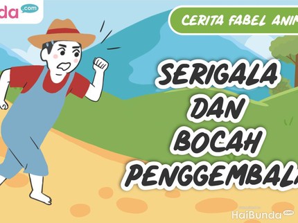 Cerita Fabel Animasi: Serigala dan Bocah Penggembala