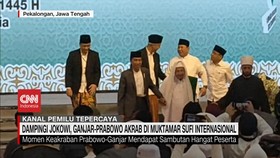 VIDEO: Dampingi Jokowi, Ganjar & Prabowo Akrab