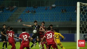 FOTO: Timnas Indonesia U-17 Kalah Tipis dari Korea Selatan