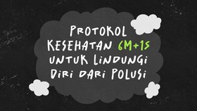 INFOGRAFIS: Protokol Kesehatan 6M+1S untuk Lindungi Diri dari Polusi