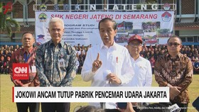 VIDEO: Jokowi Ancam Tutup Industri Penyebab Polusi Udara