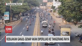 VIDEO: Kebijakan Ganjil Genap Akan Diperluas ke Tangerang Raya
