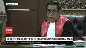 VIDEO: Pemutilasi Wanita di Sleman Divonis Hukuman Mati