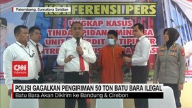 VIDEO: Polisi Gagalkan Pengiriman 50 Ton Batu Bara Ilegal