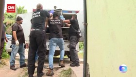 VIDEO: Polisi Brazil Tembak 2 Pria Terduga Pelaku Pembantaian