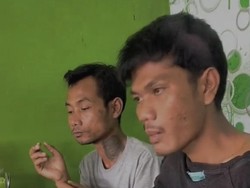 Viral Video 2 Pencuri Diborgol Ditraktir Makan Polisi di Warteg