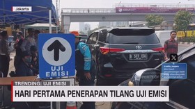 VIDEO: Hari Pertama Penerapan Tilang Uji Emisi
