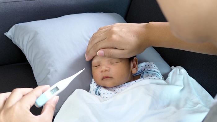 Ilustrasi ISPA pada Bayi