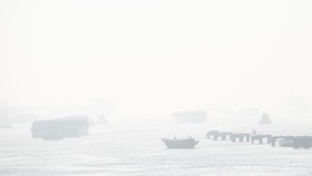 FOTO: Palembang Tertutup Kabut Asap Karhutla