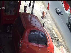 Rekaman CCTV Mahasiwa di Lampung Jadi Korban Tabrak Lari