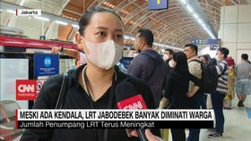 VIDEO: Meski Ada Kendala, LRT Banyak Diminati Warga