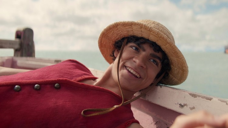 Cuplikan adegan Inaki Godoy sebagai Luffy di One Piece Live Action Netflix.