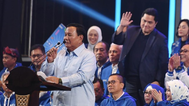 Prabowo mengaku tak gusar dengan kabar deklarasi Anies Baswedan dan Ketua Umum PKB Muhaimin Iskandar sebagai pasangan capres-cawapres.