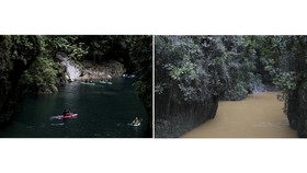 FOTO: Sungai Sagea Maluku Utara Tercemar Tambang