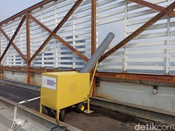 Water Mist Generator Dipasang di Balai Kota DKI, Begini Penampakannya