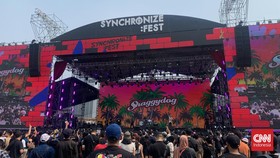 Skanking Tipis Bareng Shaggydog Buka Day 2 Synchronize Fest 2023