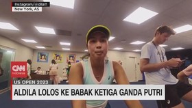 VIDEO: Aldila Lolos ke Babak Ketiga US Open 2023