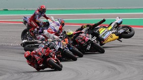 Marquez Soal Kecelakaan Bagnaia: MotoGP Beruntung Tak Ada Hal Buruk