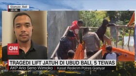 VIDEO: Lift Jatuh di Bali, Polisi Sebut Tiga Dugaan Penyebab