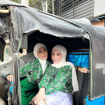 Momen Nagita Slavina & Putri Zulhas Nostalgia Masa Sekolah Bareng Pakai Seragam SMP