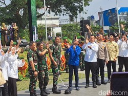 HUT ke-74, Korem Suryakancana Gelar Gebyar UMKM di Alun-alun Kota Bogor