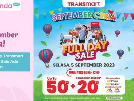 September Ceria! Siap-siap Transmart Full Day Sale Ada Lagi, Bun